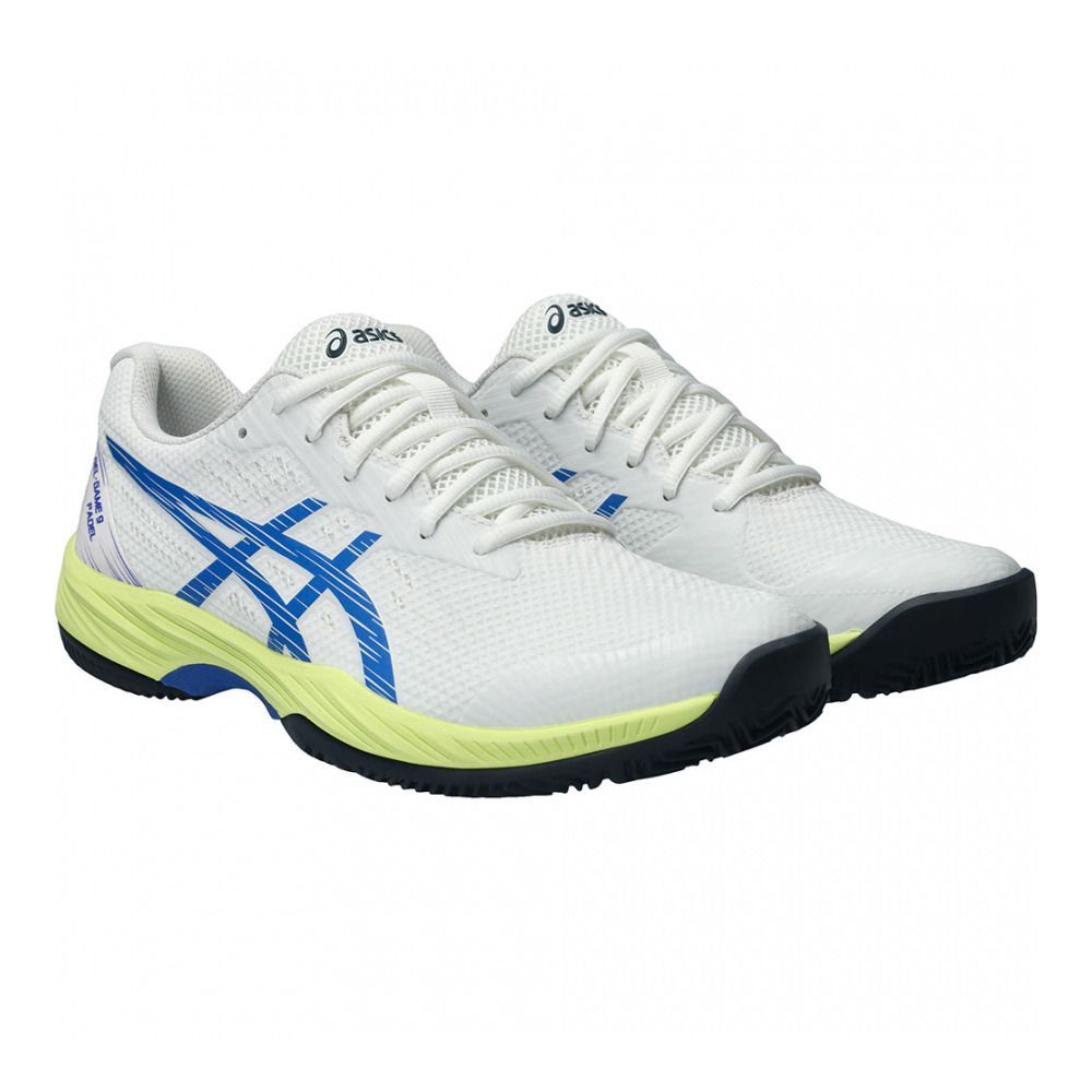Asics GEL-GAME 9 PADEL - Chaussures de padel Homme white/illusion blue