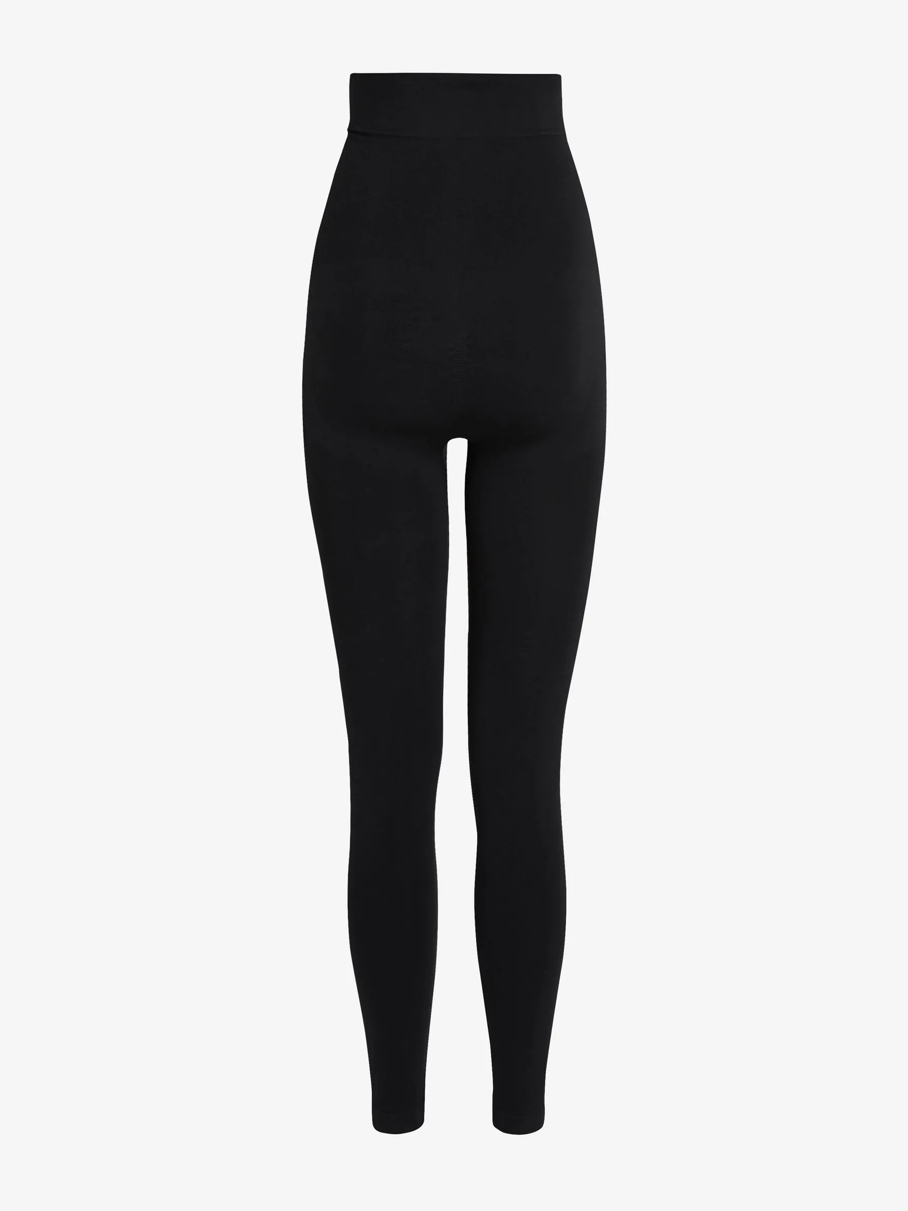 Zwart - Naadloze vormgevende legging met buikcorrectie