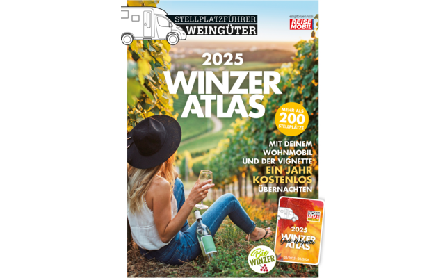Stellplatzführer Weingüter Winzeratlas 2025