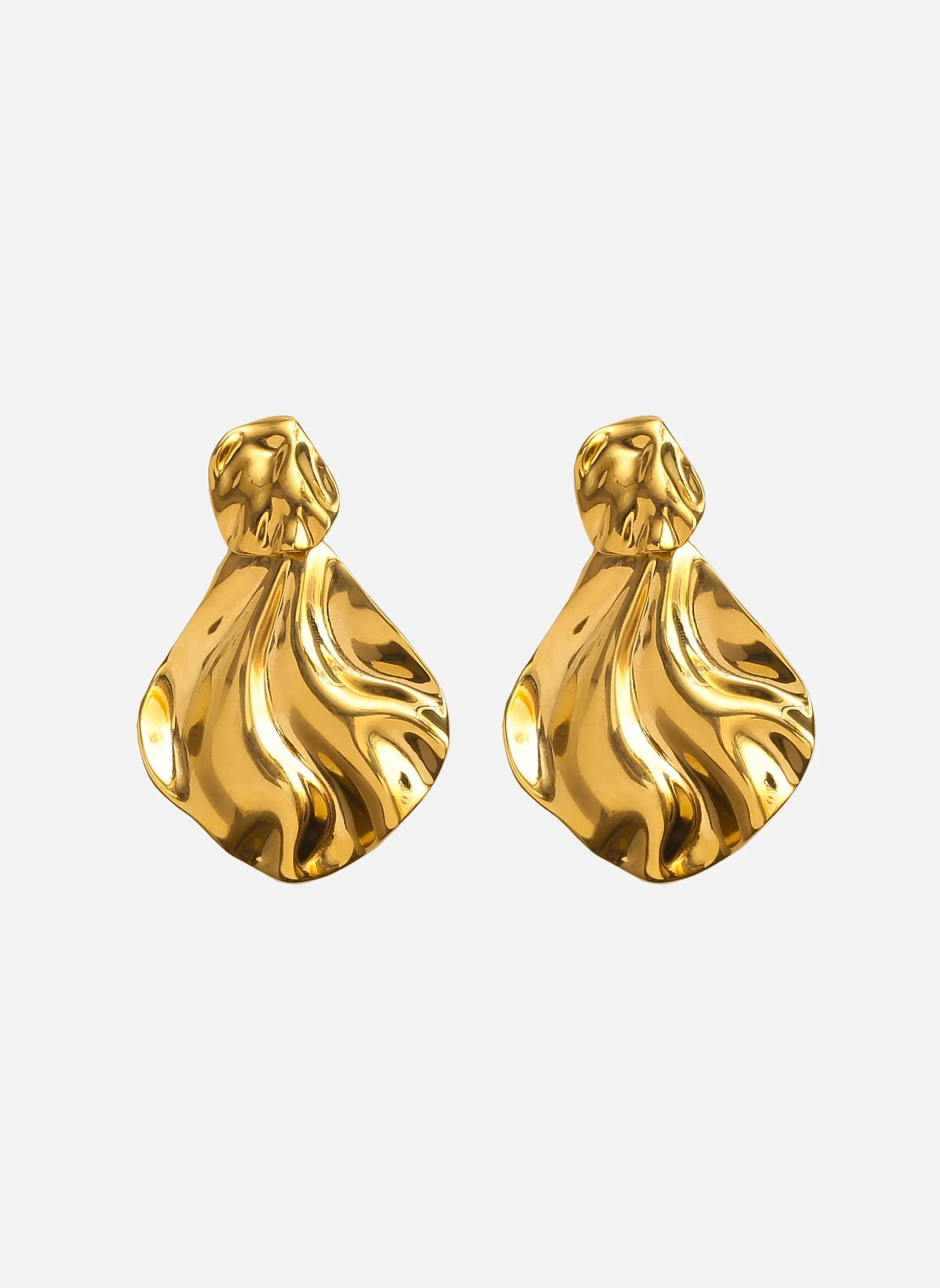 NEREA - Boucles d'oreilles pendantes nerea | Doré