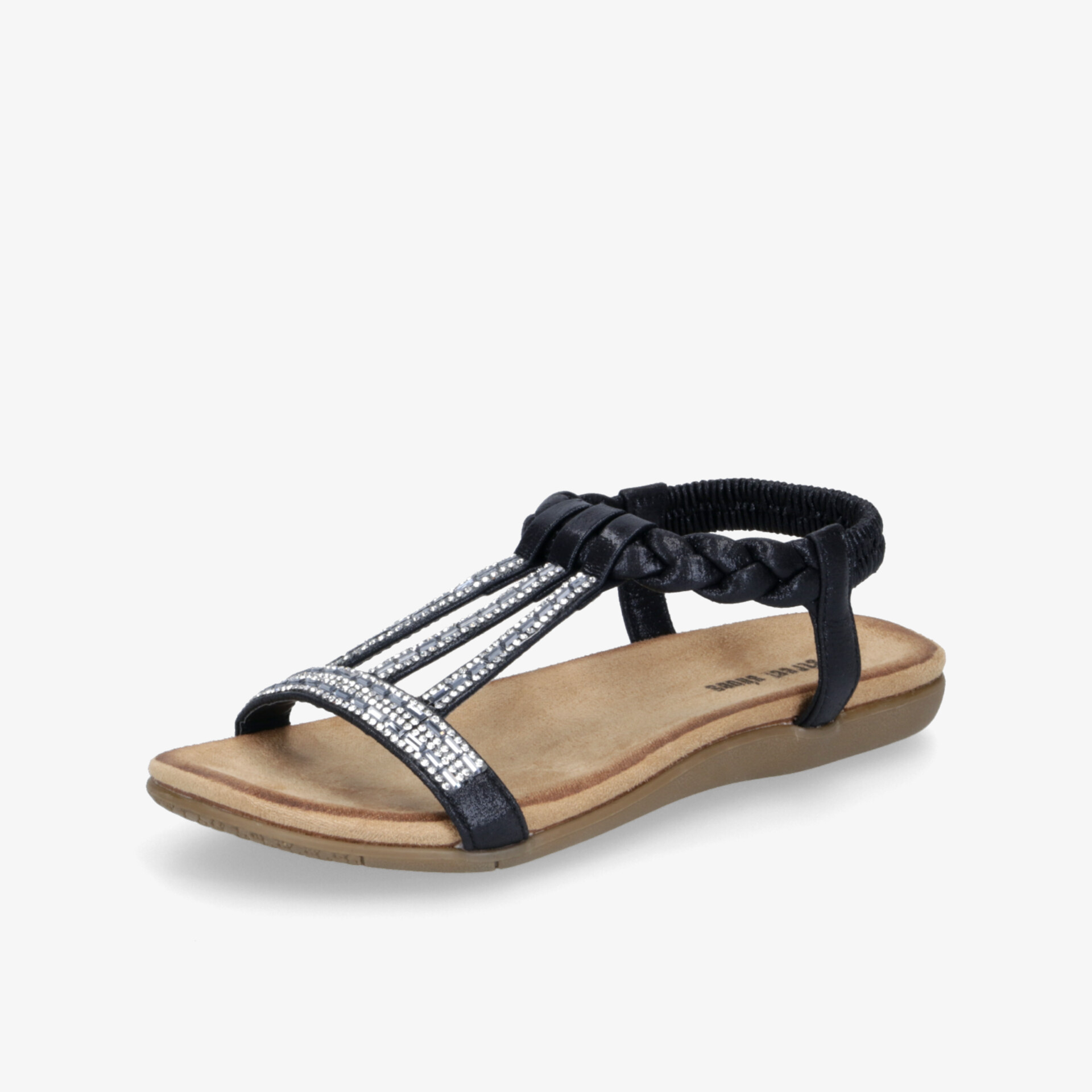 street shoes Damen Riemchensandalen schwarz