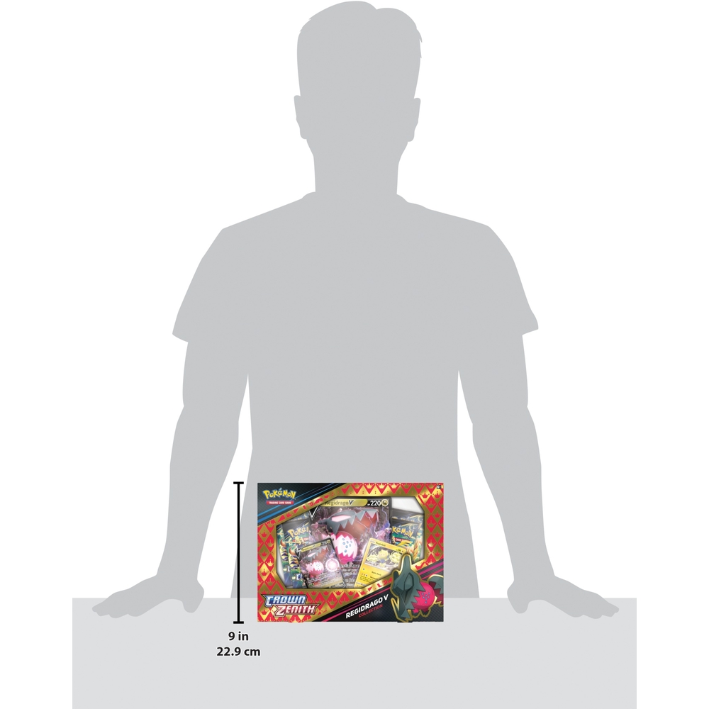 Pokémon-Sammelkartenspiel: Crown Zenith Kollektion – Regieleki V oder Regidrago V Sortiment