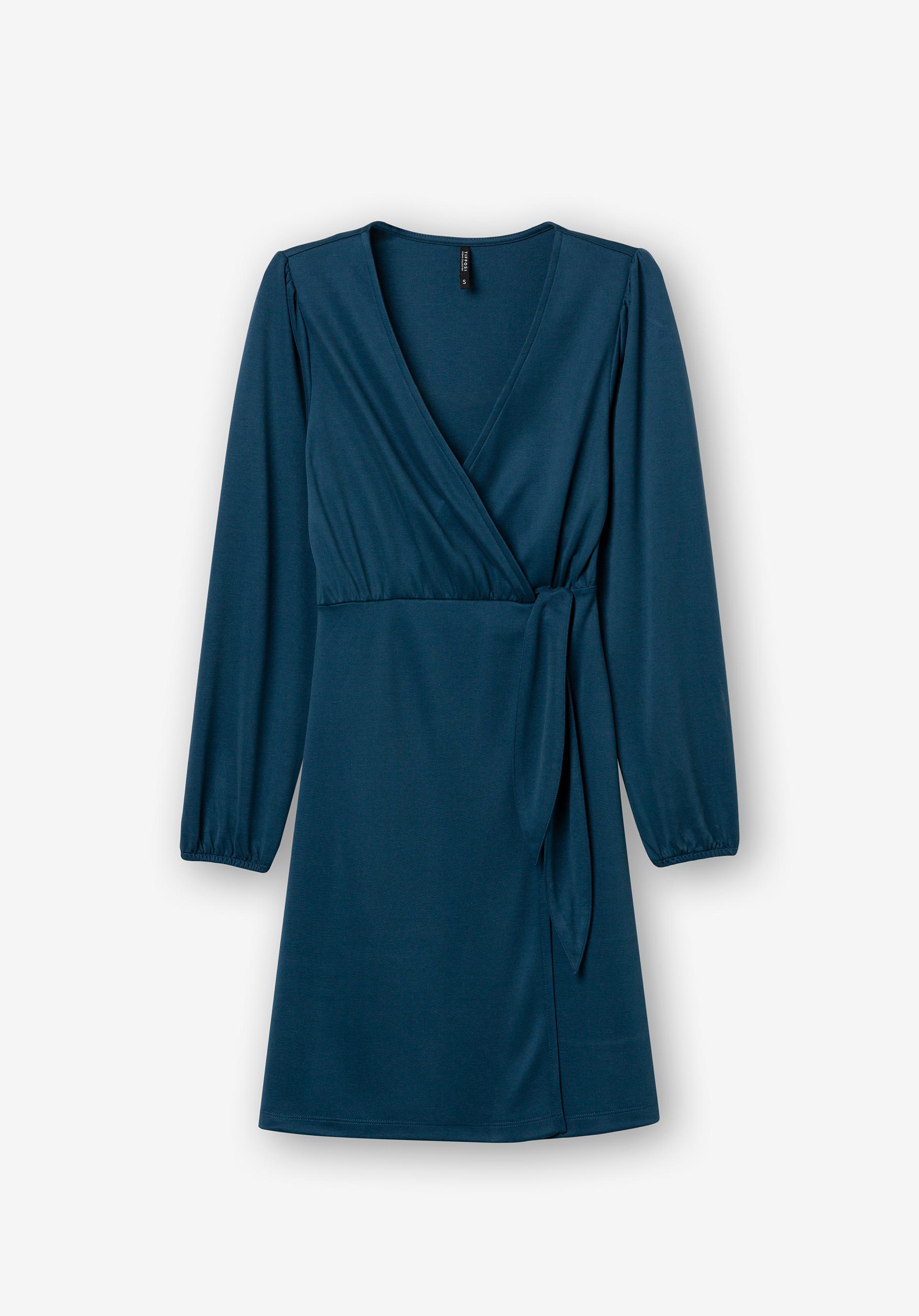 Vestido Cruzado com Laço