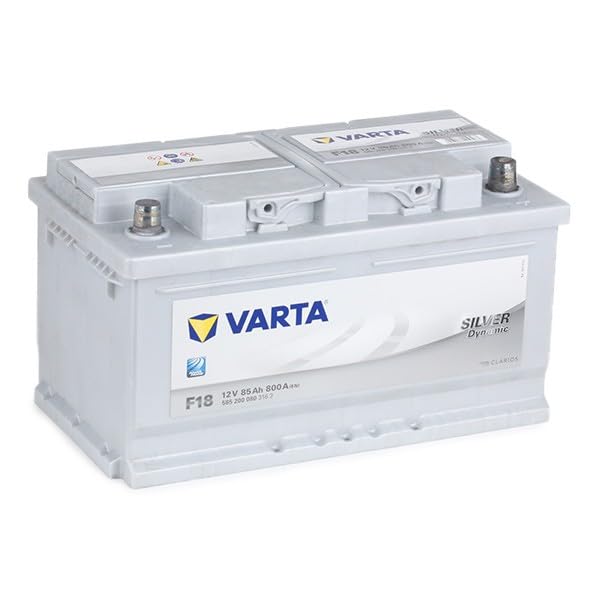 Varta Silver Dynamic F18 Batterie Voitures, 12 V 85Ah 800 Amps (En)