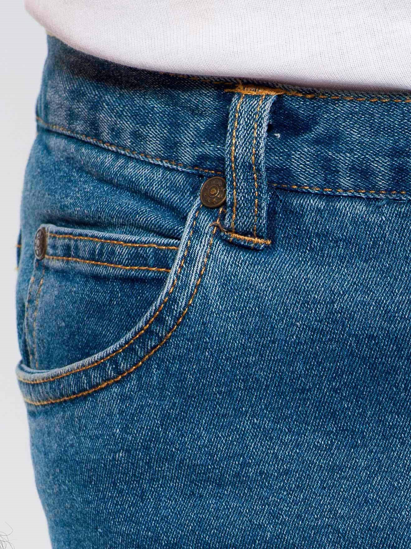 Jean droit extensible élastiqué