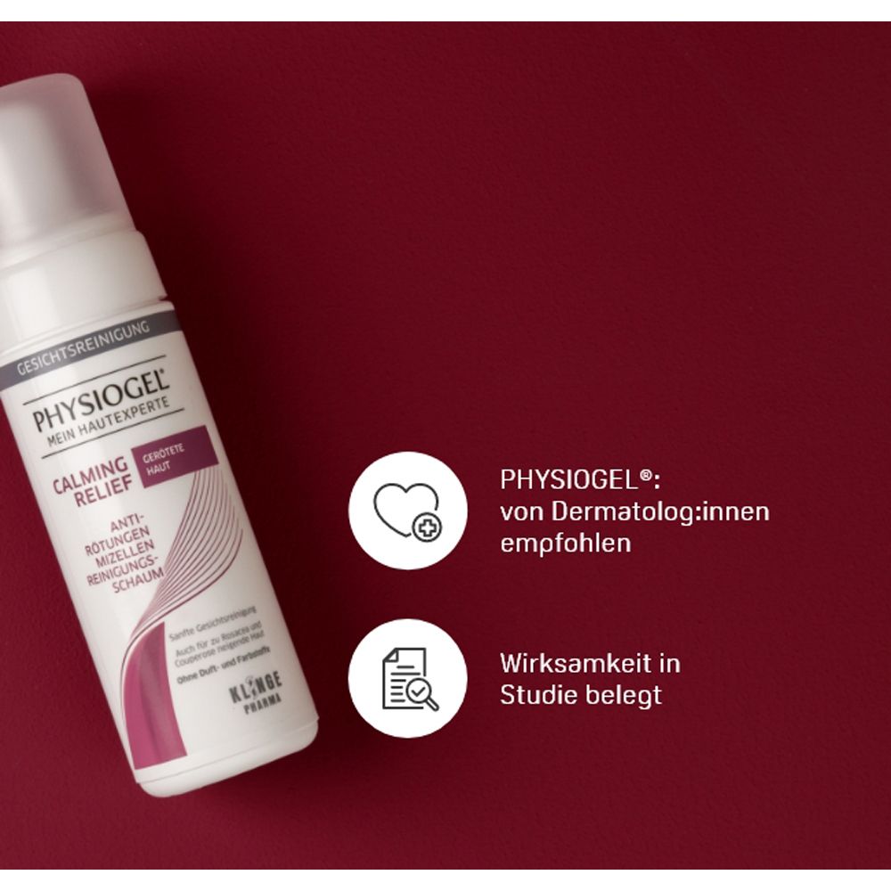 PHYSIOGEL Calming Relief Anti-Rötungen Mizellen Reinigungsschaum