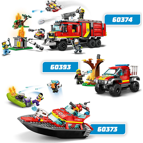 LEGO City 60373 Brandvæsnets redningsbåd