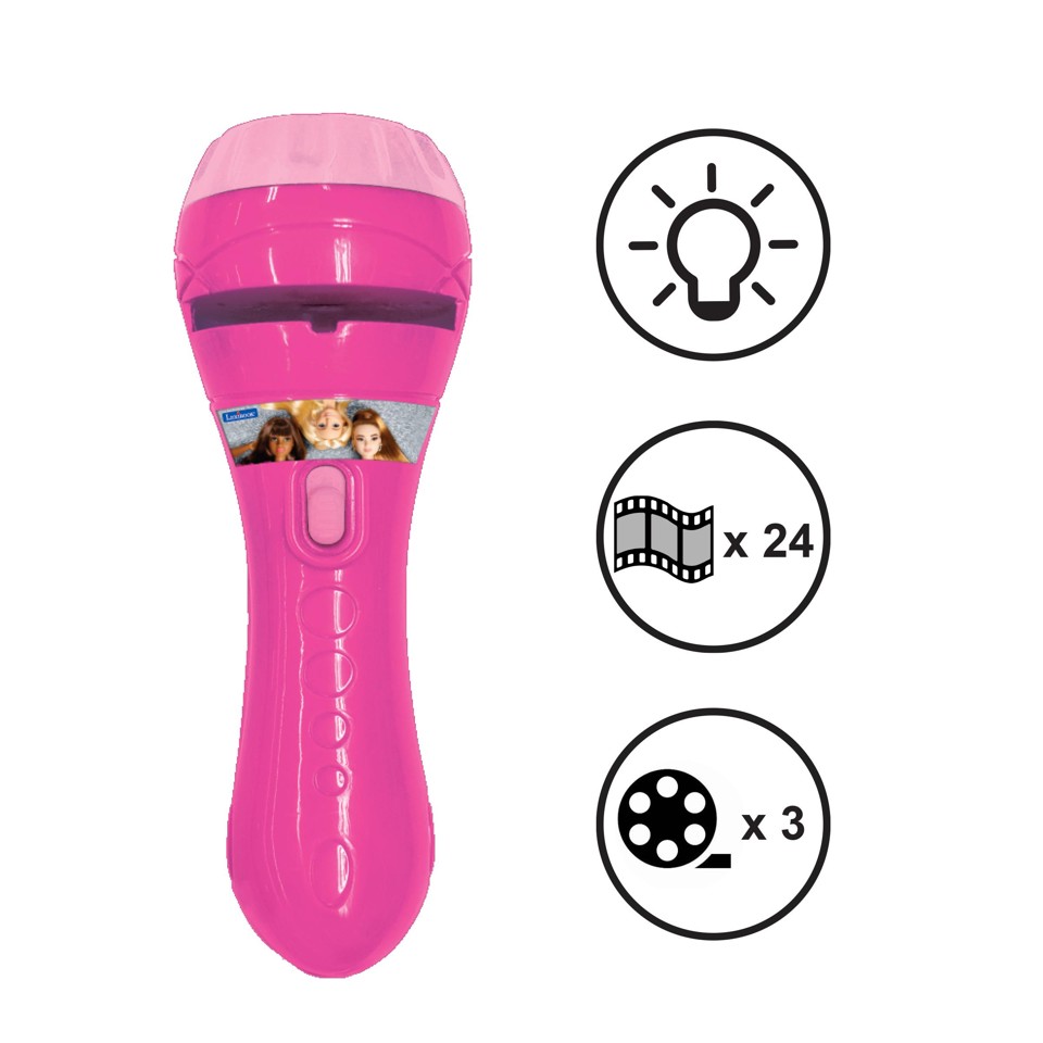 Lexibook - Barbie Stories Projector and Torch Light - (LTC050BB)