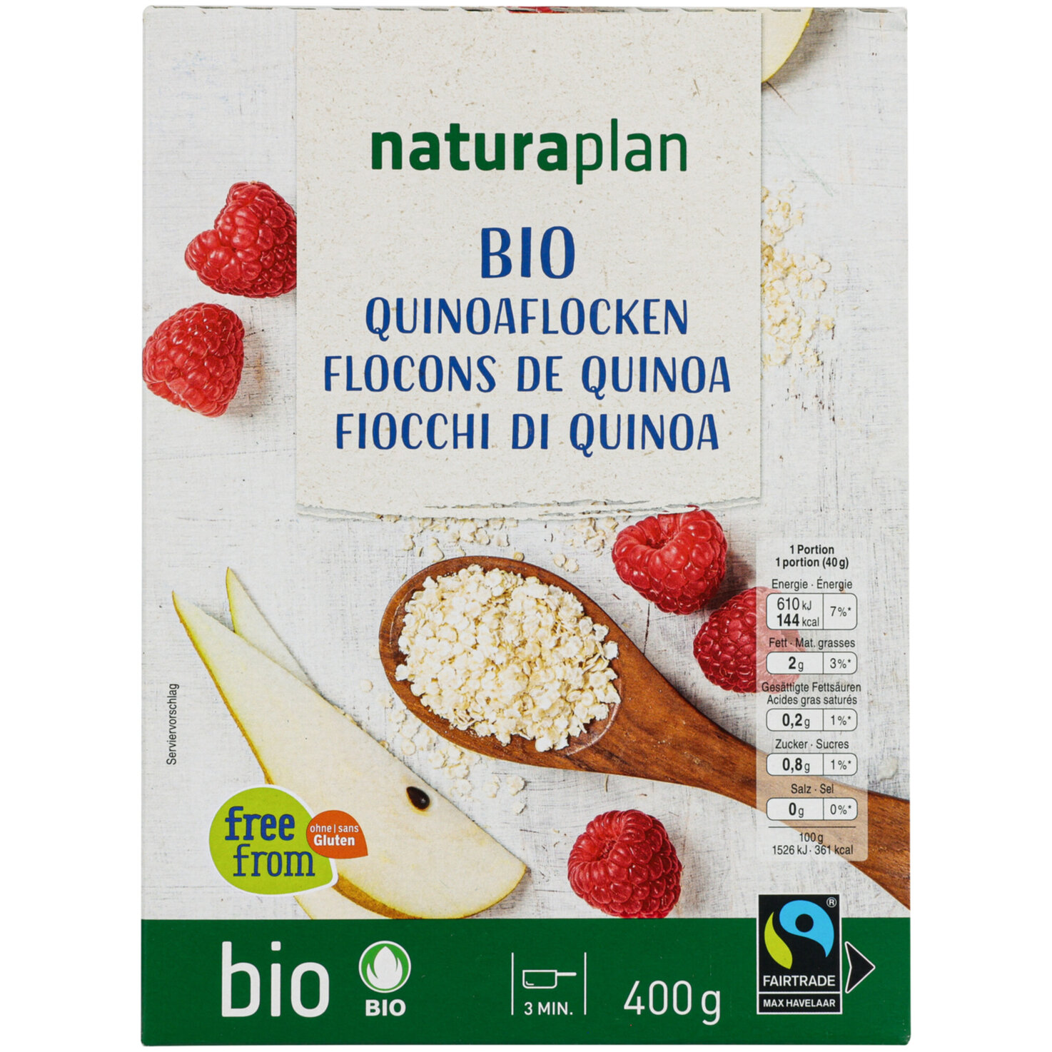 Naturaplan Bio Fairtrade Quinoa-Flocken