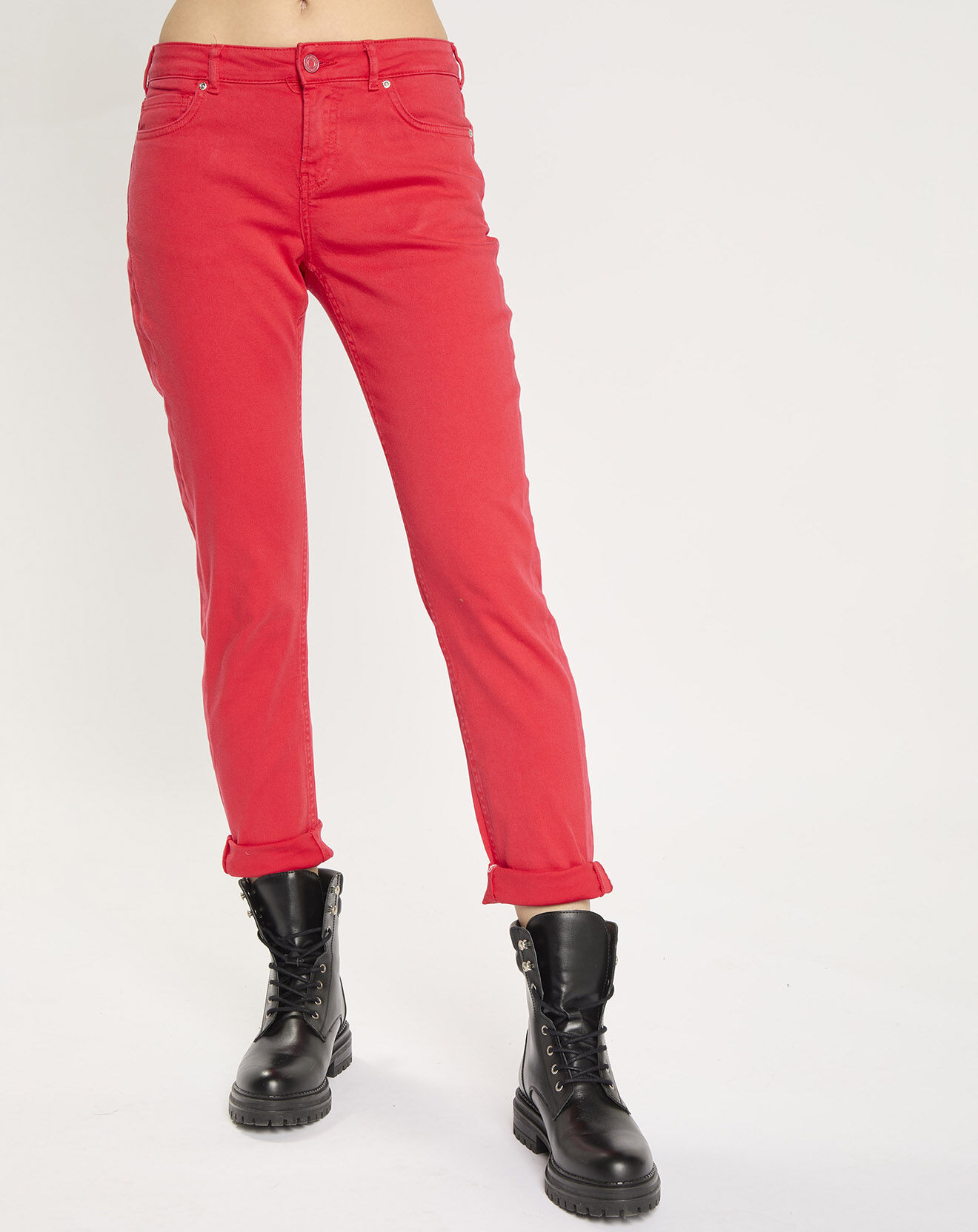 Scotch & Soda Jean ajusté rouge