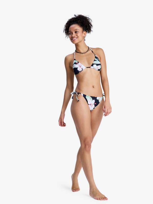 Printed Essentials TS Set Ensemble de bikini Tiki Tri deux pièces Noir Femme