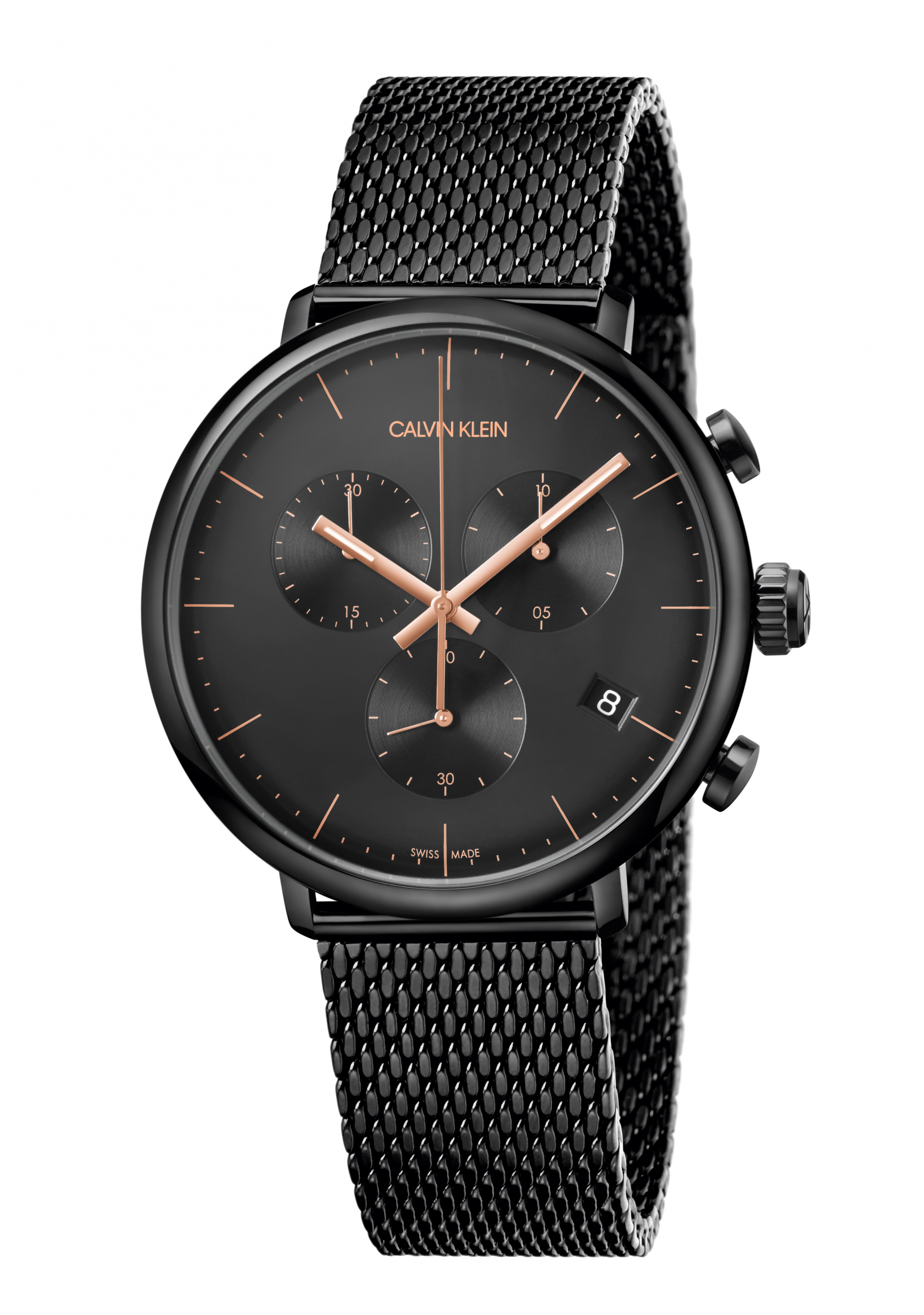 CALVIN KLEIN Herrenchronograph High Noon Schwarz K8M27421