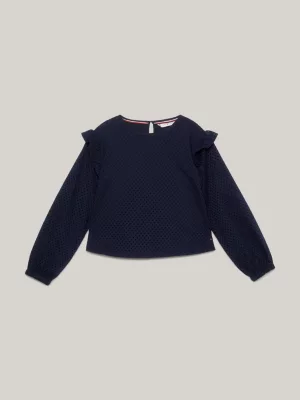 Blusa Essential Polka Dot Broderie Anglaise