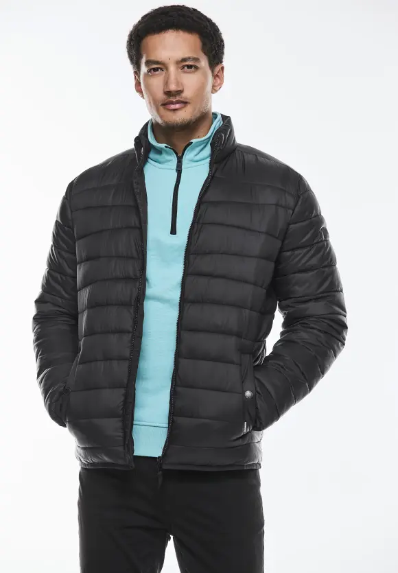 Leichte Steppjacke - limousine black