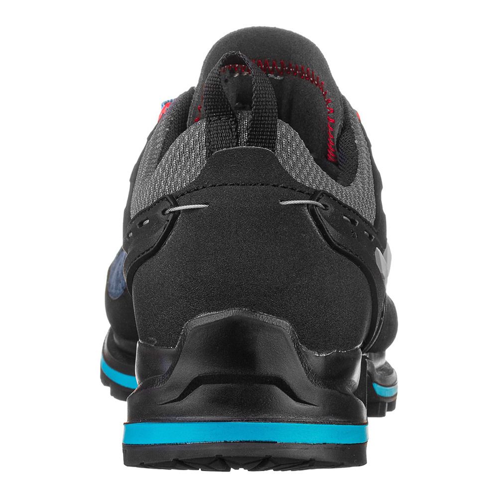 Salewa MTN TRAINER 2 GTX - Chaussures trekking Femme dark denim/fluo coral