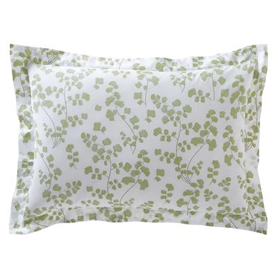 Linge de lit percale motif végétal - BECQUET CRÉATION