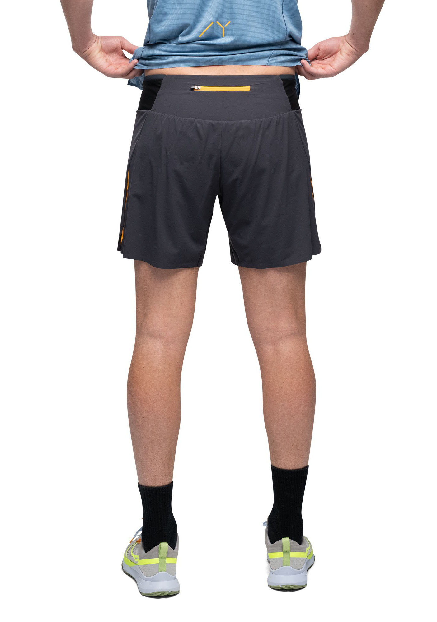 Y LightLine Fast 7'' Shorts Herre Dark Shadow Grey