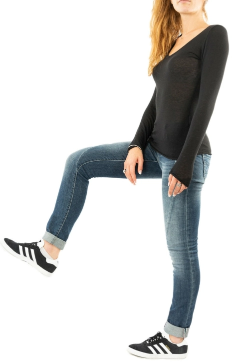 tee shirt manches longues please m7000 1900 nero
