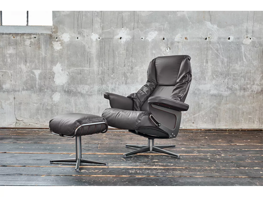 Fauteuil - Gris cuir - MODO