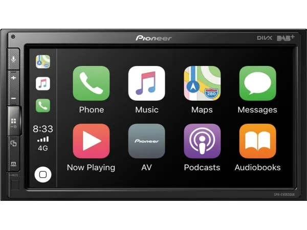 Pioneer SPH-EVO62DAB, Sortering, 1 DIN, 50 W, MOSFET, AAC,FLAC,MP3,WAV,WMA, JPEG