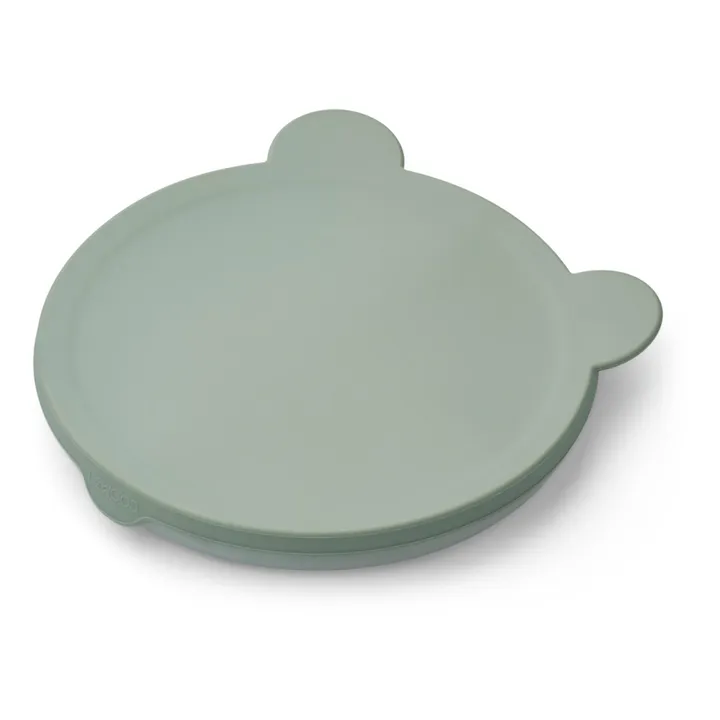 Liewood Assiette compartimenté Frodo et son couvercle | Bleu