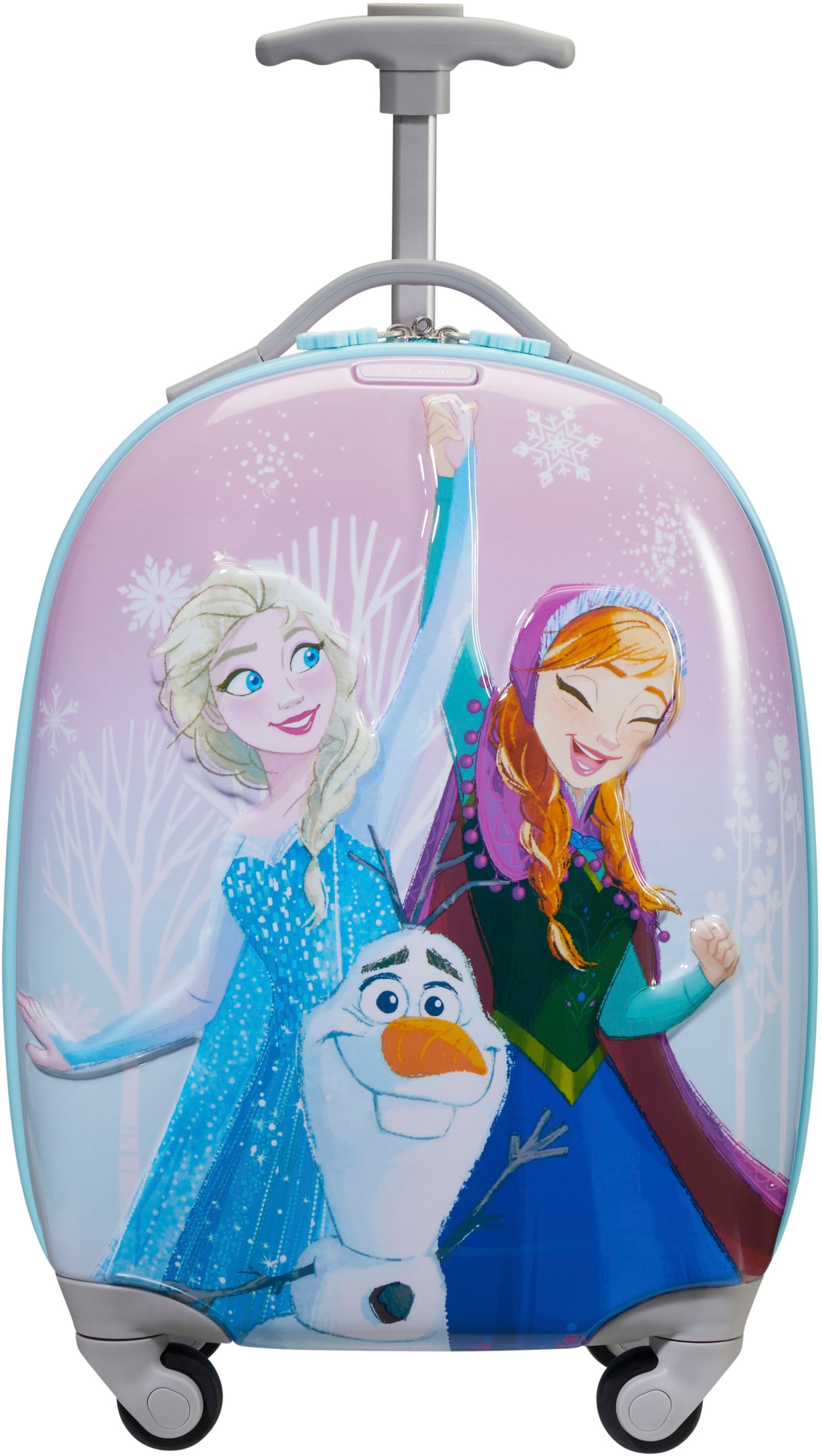 Samsonite Kinderkoffer »Disney Ultimate 2.0, 46 cm, Frozen« 20,5 l 4 Rollen Kinderreisekoffer Kindertrolley Handgepäck Hartschalenkoffer