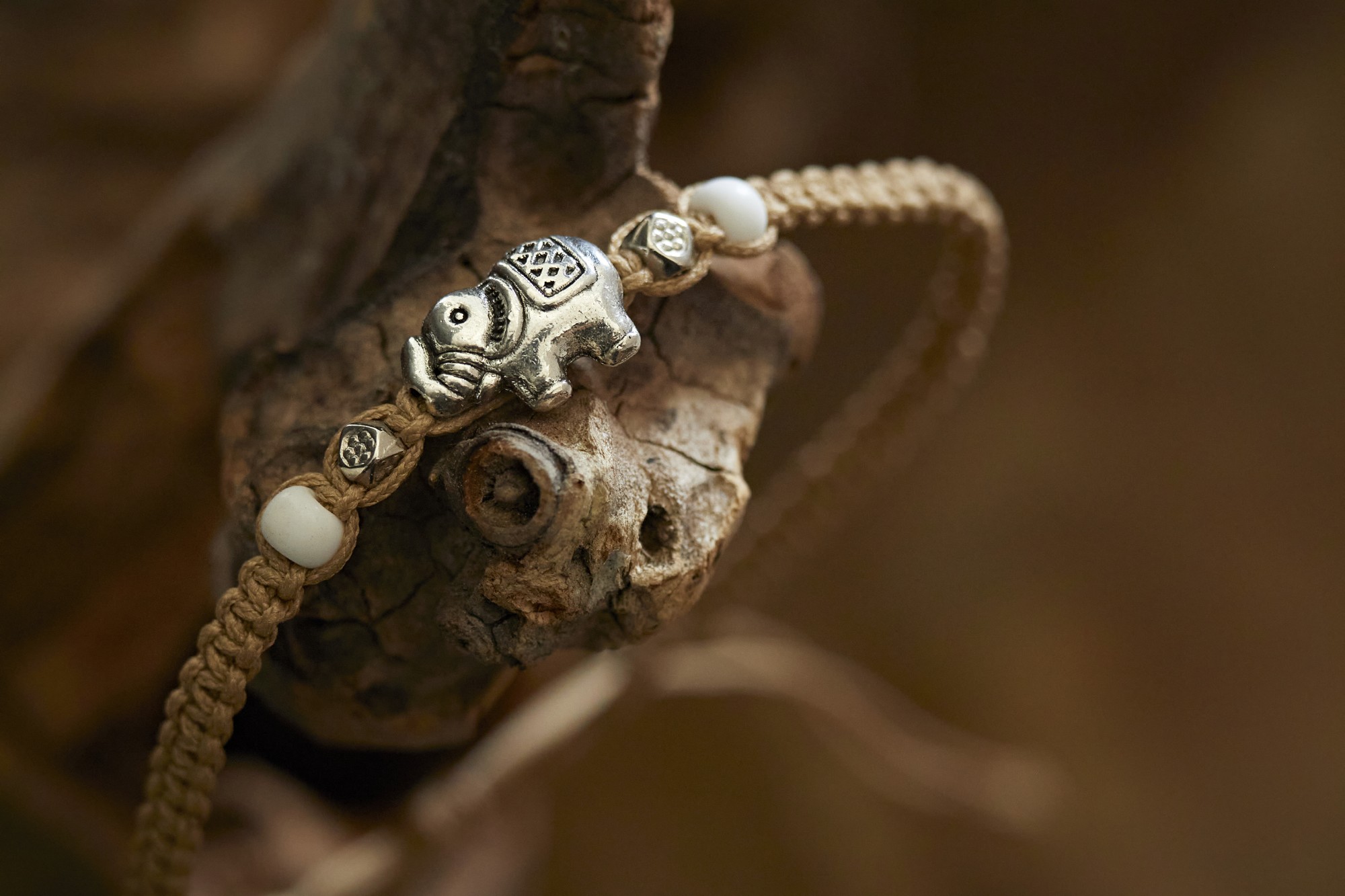 Armband 'Elefant', creme günstig bestellen
