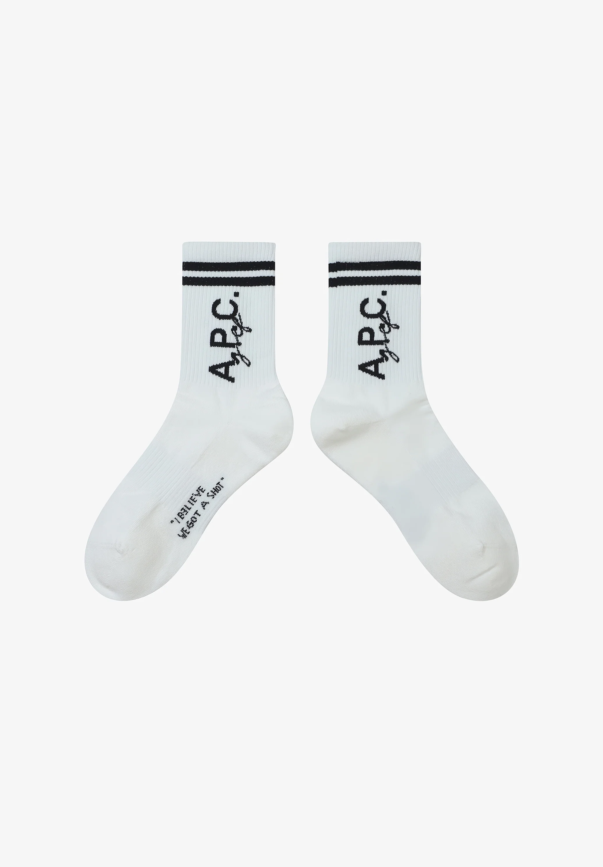 Chaussettes Coline - Blanc/noir