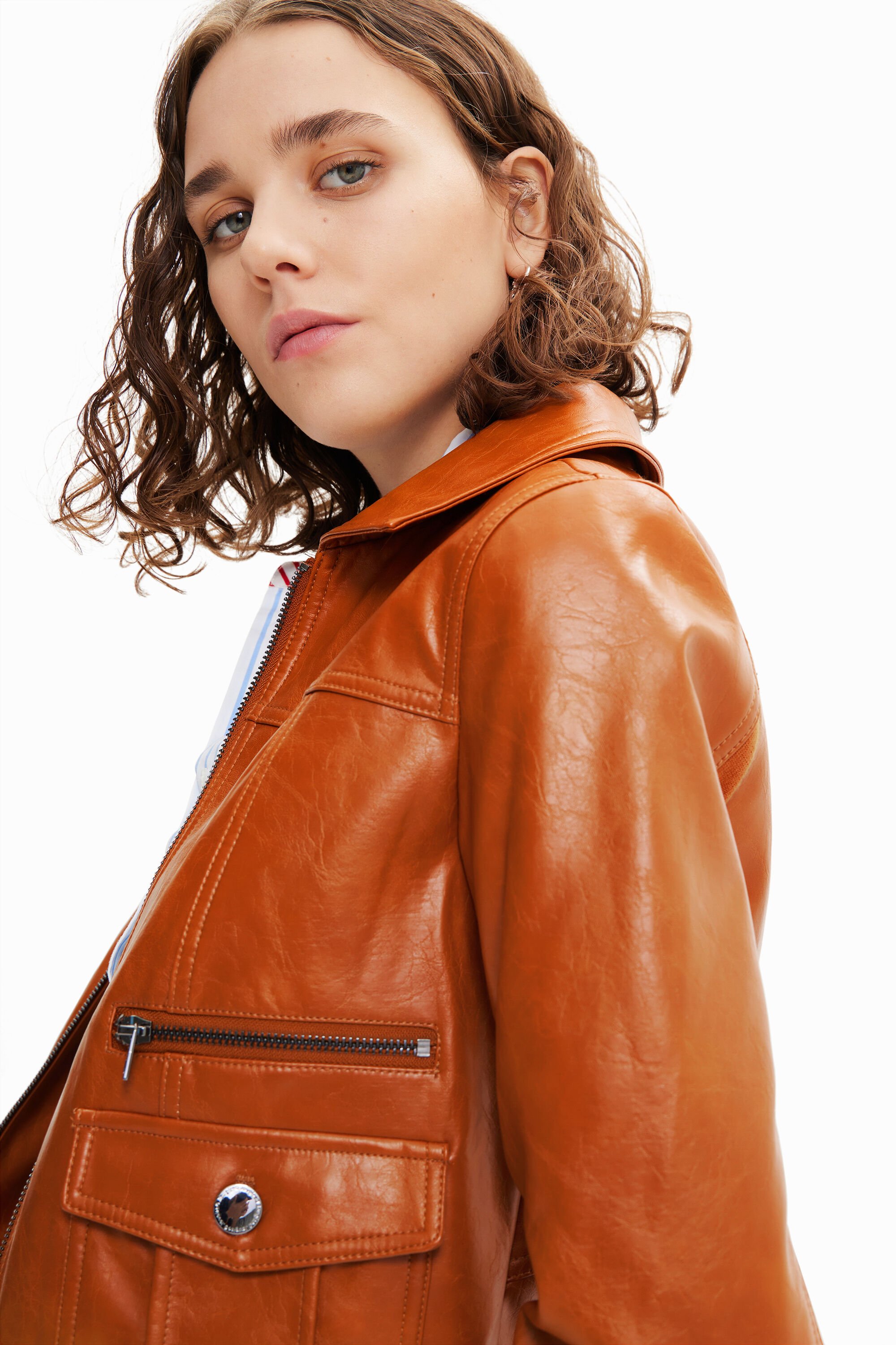 Veste rétro poches