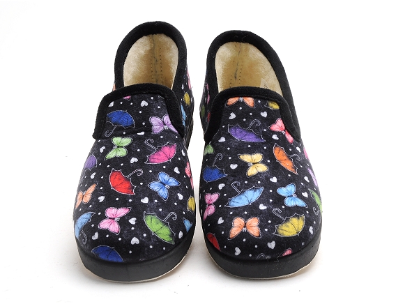 La maison de l espadrille chaussons femme 7631 6 noir