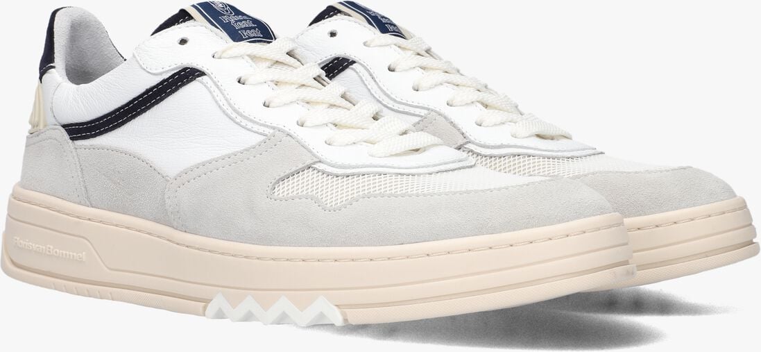 witte floris van bommel sneakers sfm-10166 de okker