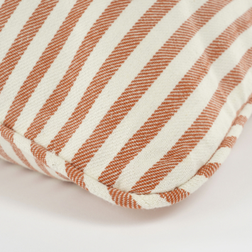 Kussen streep terra - l55xb35xh10cm