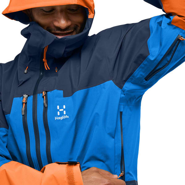 Veste alpinisme HAGLÖFS SPITZ GTX PRO JACKET M ELECTRIC BLUE/TARN BLUE