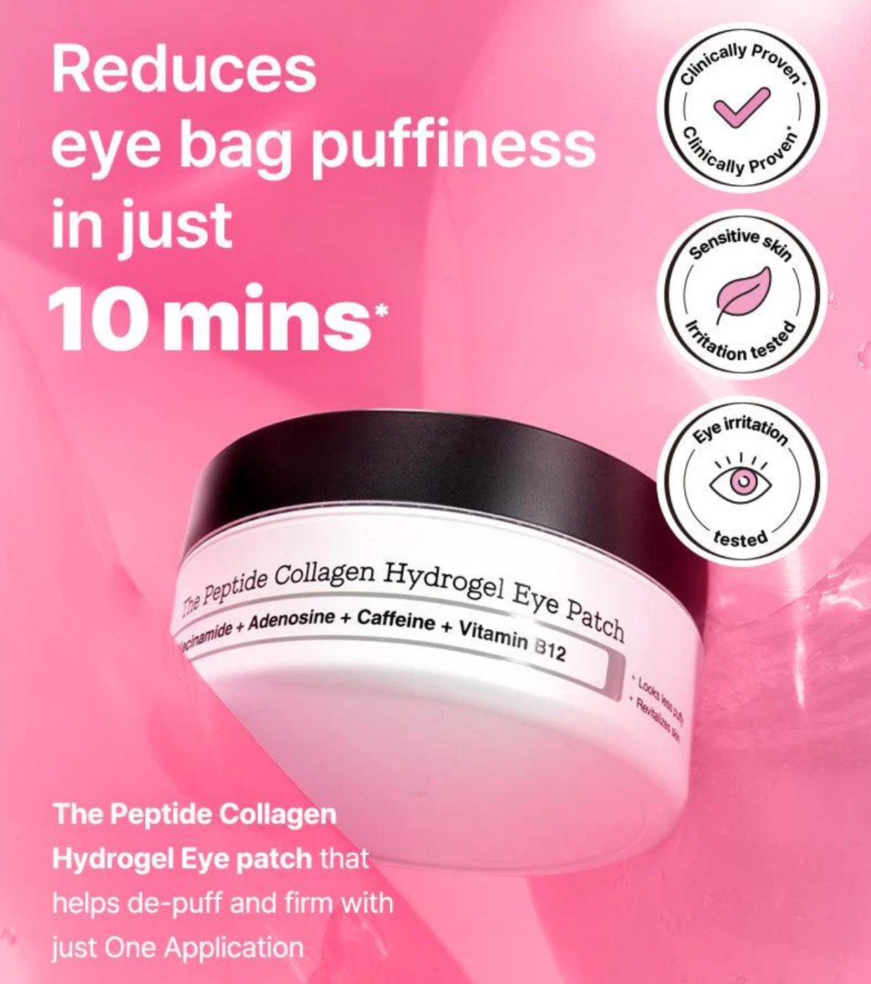 COSRX - Adesivos de hidrogel para os olhos The Peptide Collagen