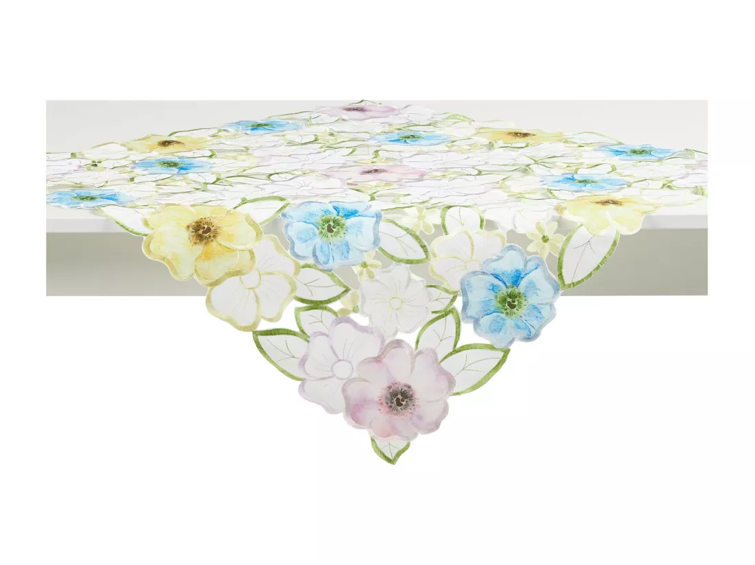 Serviette Flores 80x80 Moyen Multicolore