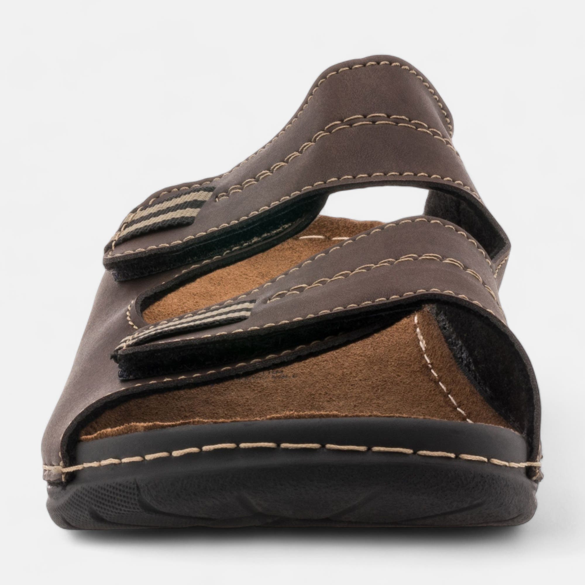 Nu-pieds Homme marron