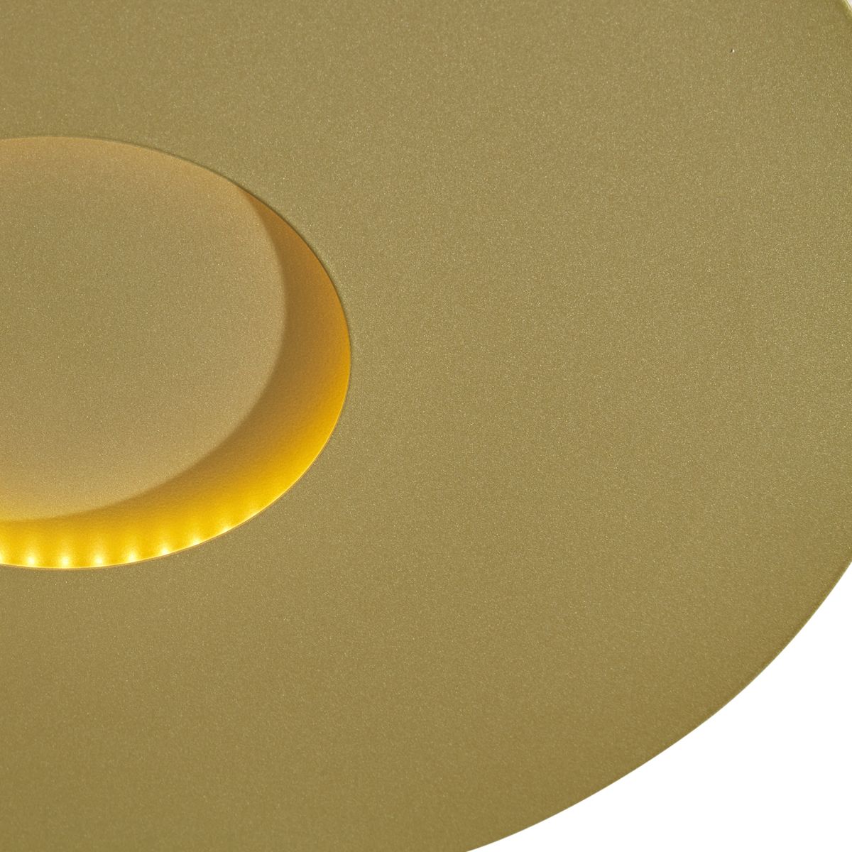 Moderne plafondlamp goud 40cm incl. LED 3-staps dimbaar - Morning