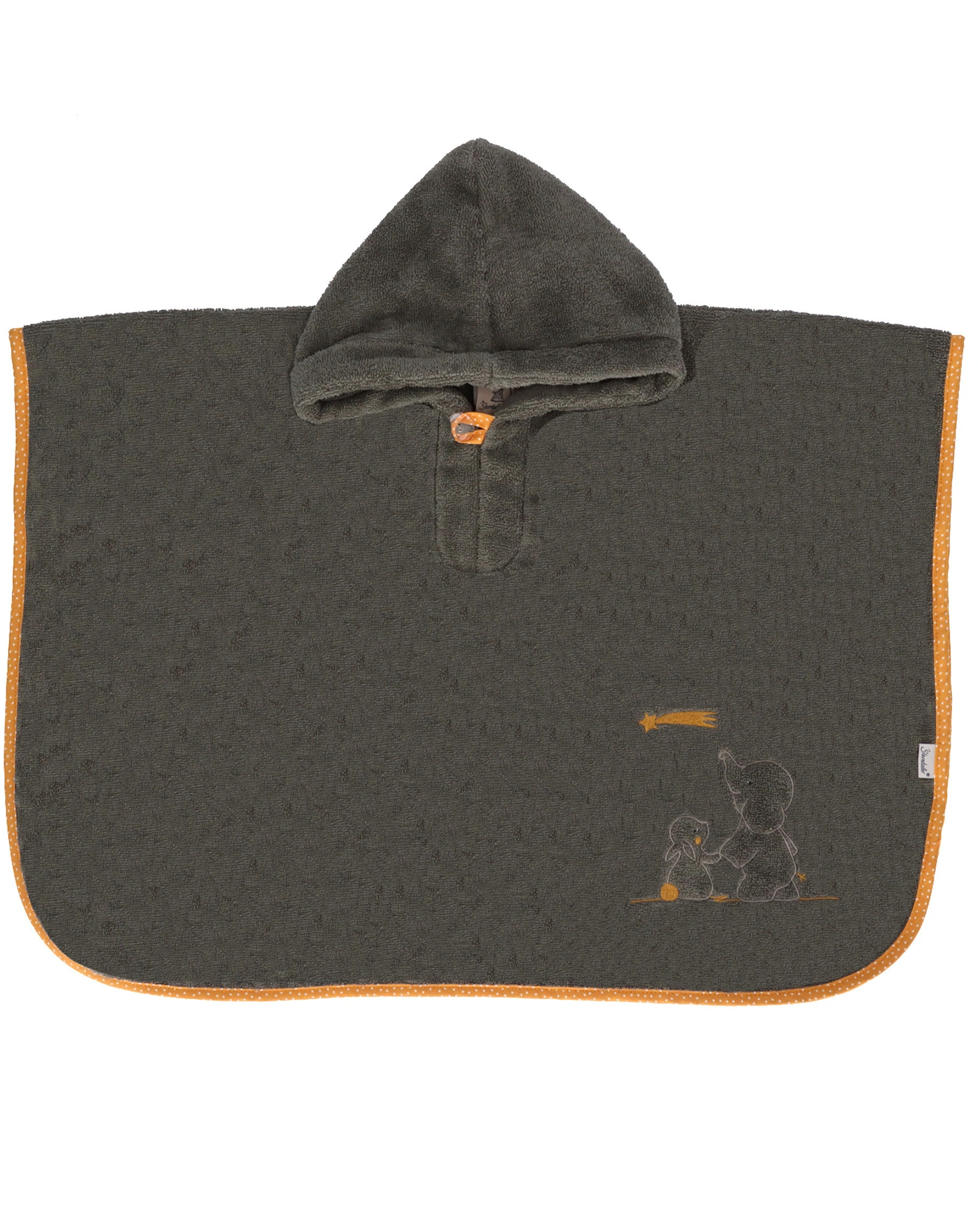 Badeponcho EDDY & HAPPY (50x70) in braun