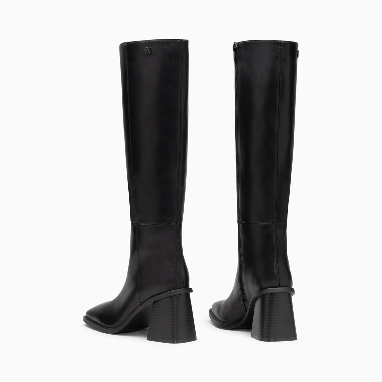 Bottes-Bottes Rita noires à talon trapèze