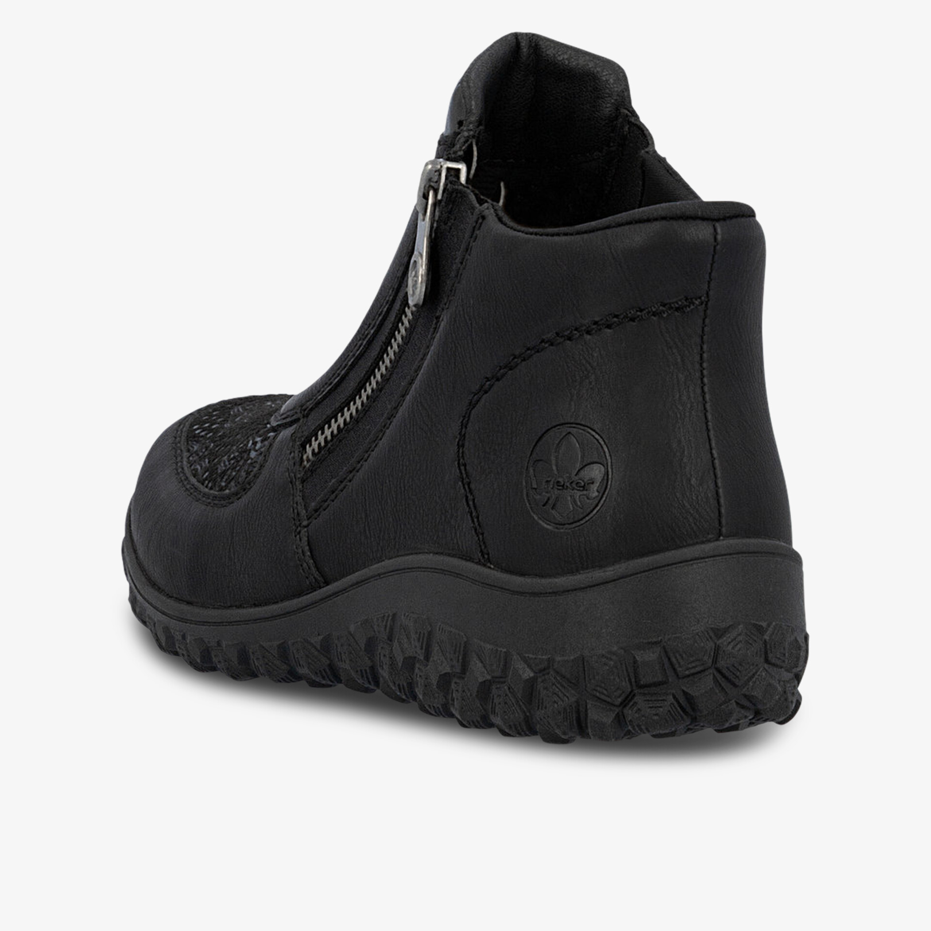 rieker Damen Stiefeletten schwarz