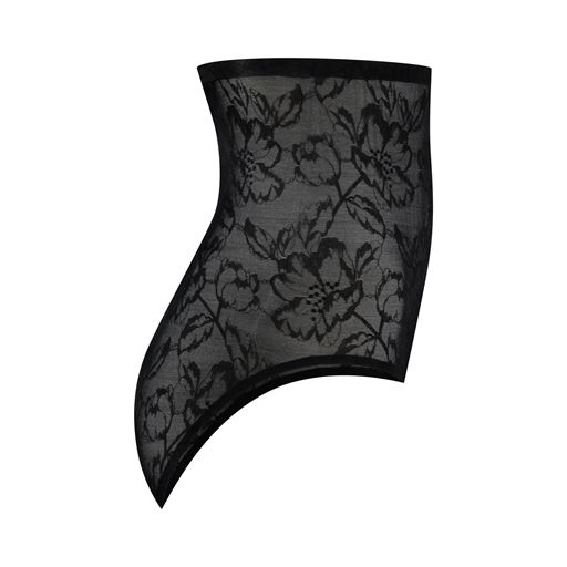 Bye Bra Lacy High Waist Shaping Brief, Black, XL