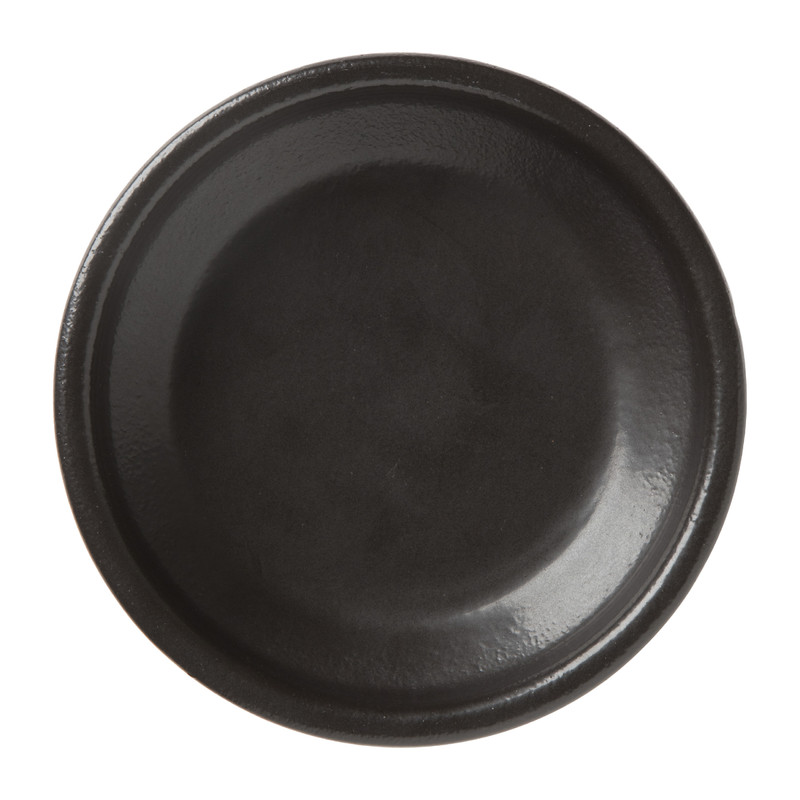 Tapas schaaltje klei - zwart - ⌀10 cm