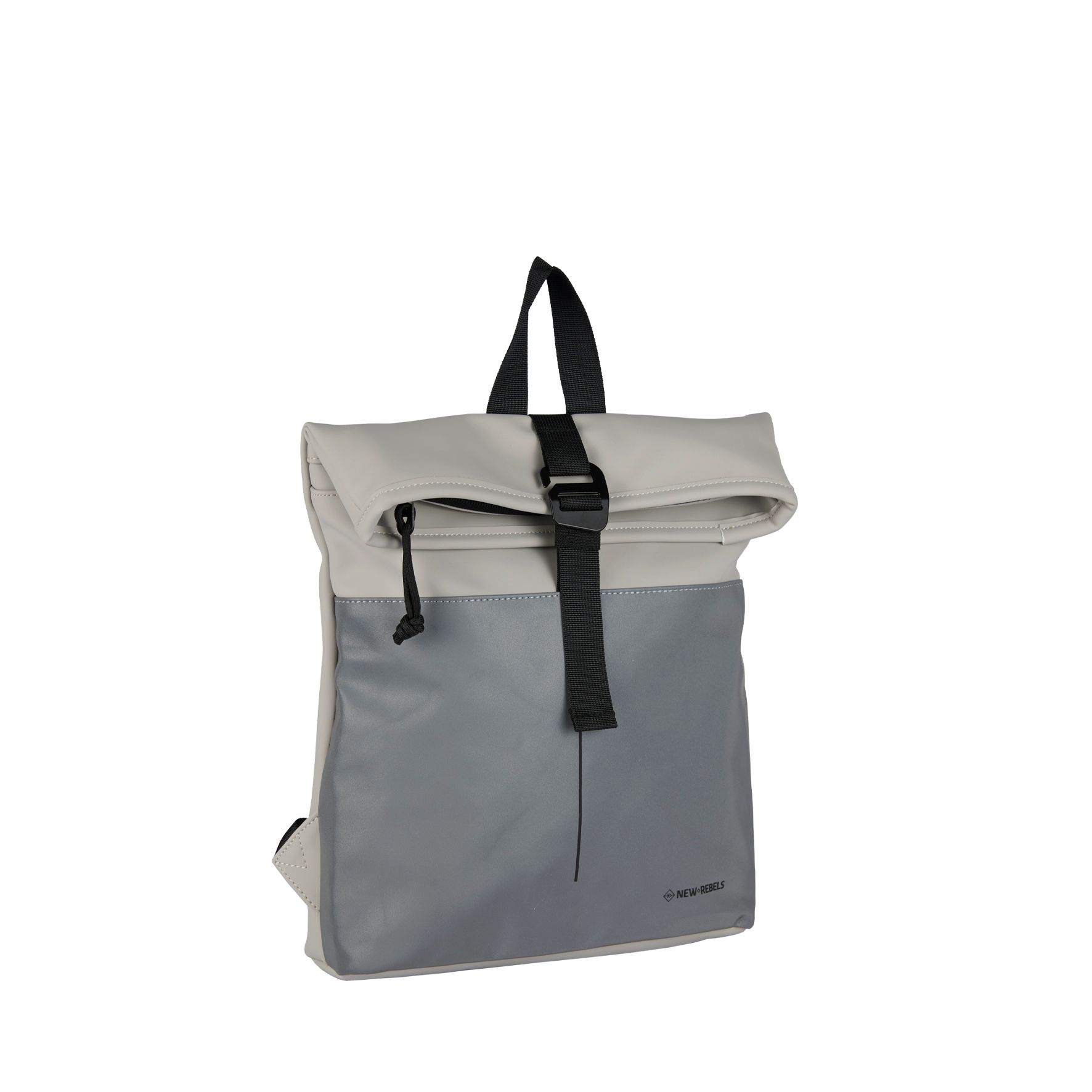New Rebels Bowie Los Angeles Rolltop Backpack Mini Reflective Part Lightgrey