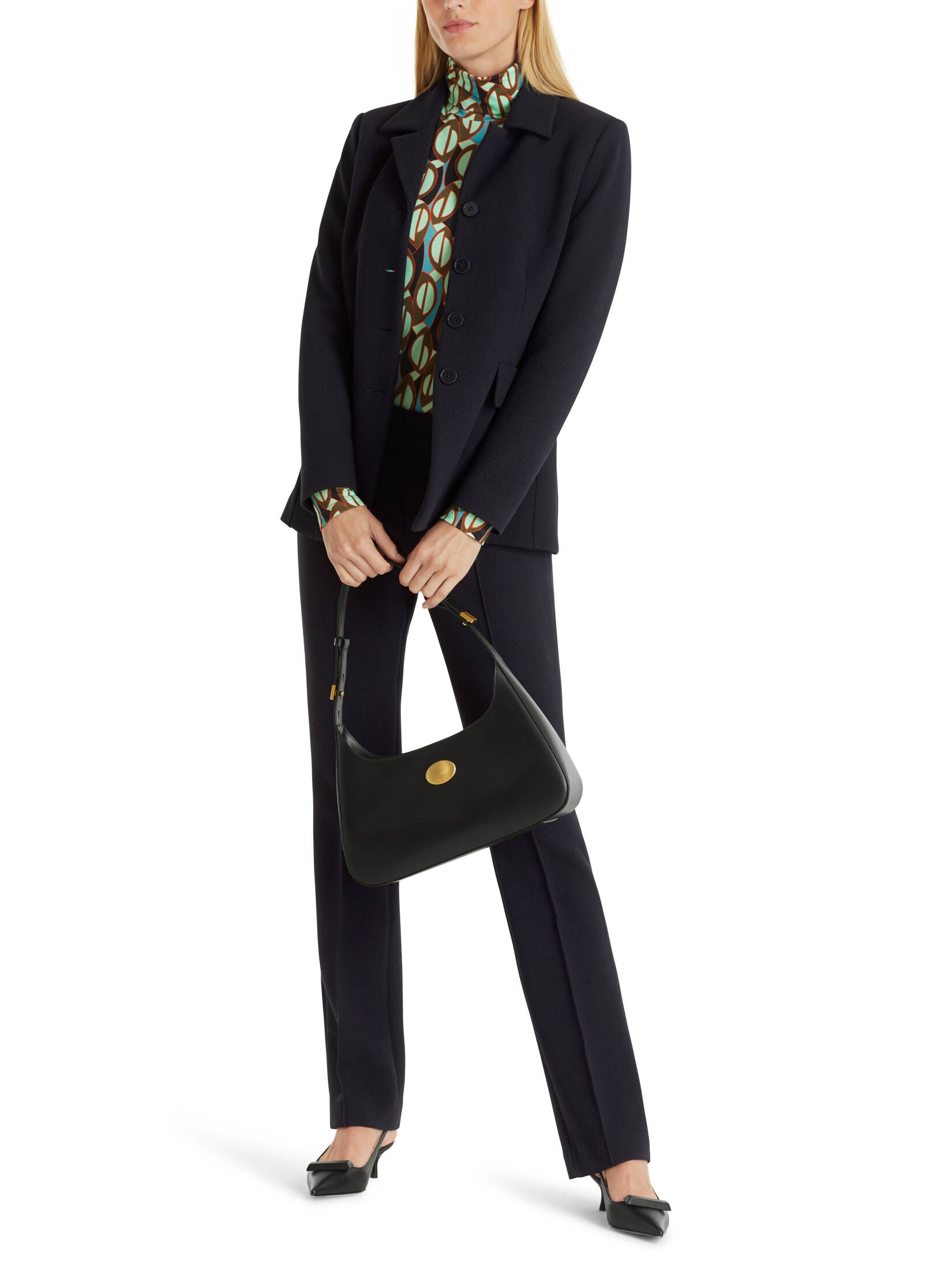 Marc Cain| Damen Blazer mit schmalem Revers
