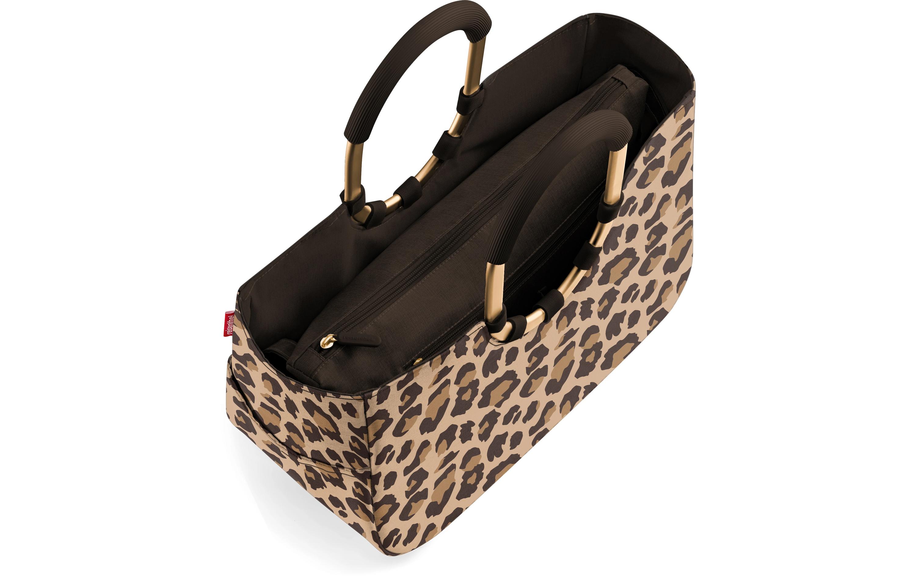 Einkaufskorb loopshopper M Frame Leo macchiatoElegante Einkaufstasche