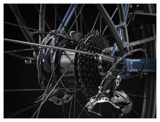 Vélo de Ville Électrique Trek FX  2 Shimano Altus 9V 250 Wh 700 mm Bleu Mulsanne