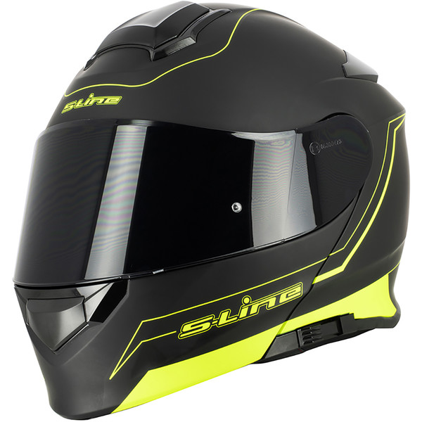 S-Line - Casque Dual Face S550 Noir / Jaune