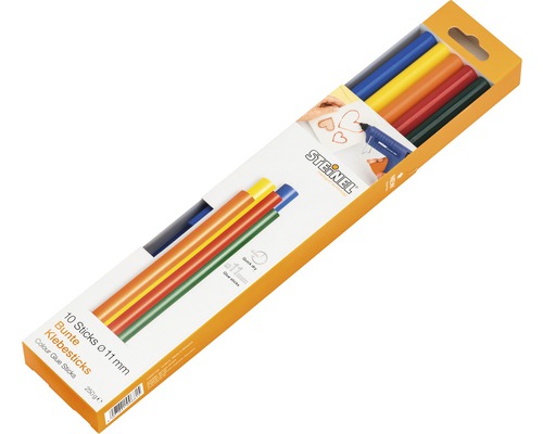 Steinel kleurrijke lijmstiften Ø 11 mm Kleur 10-pack