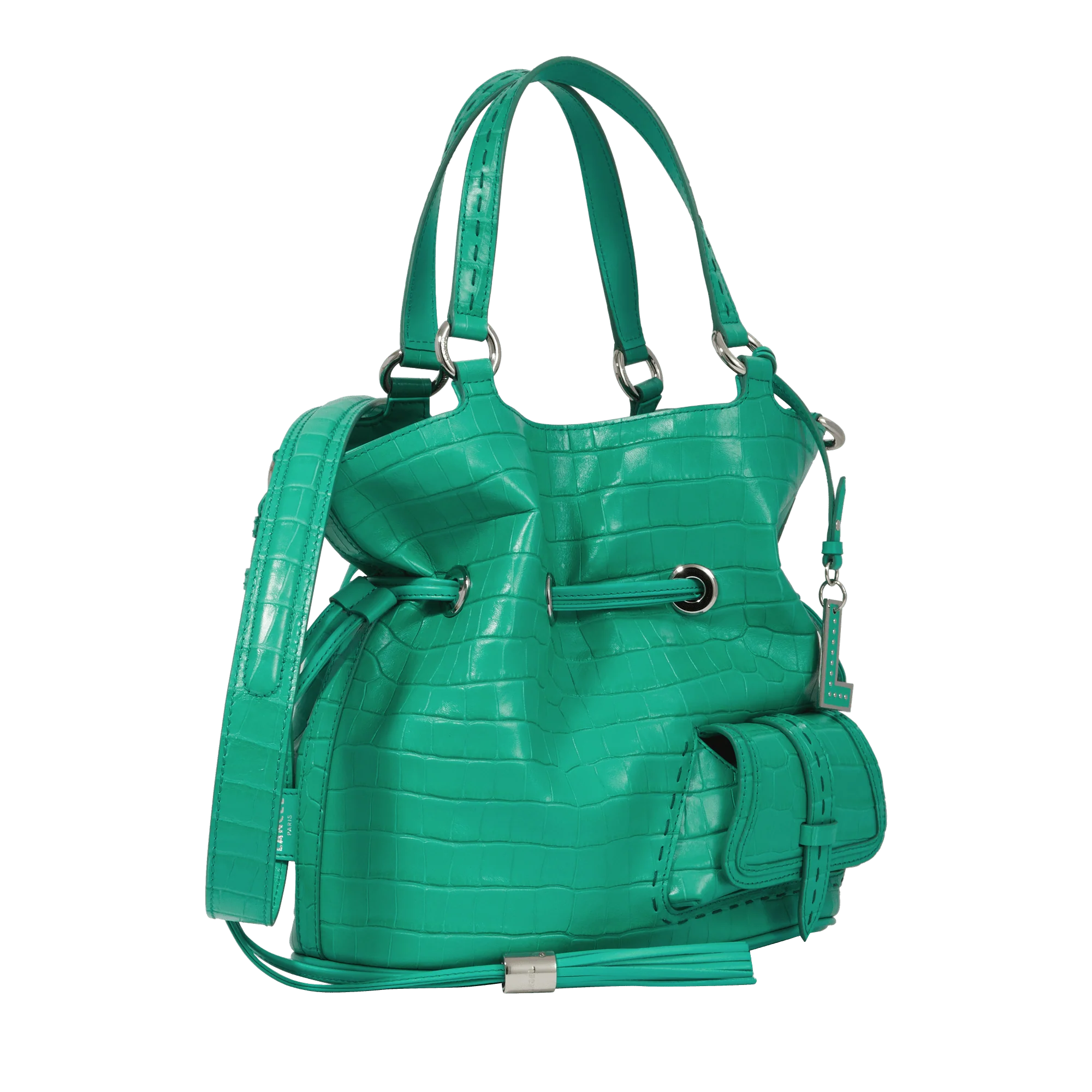 M bucket bag Premier Flirt de Lancel-Emeraude