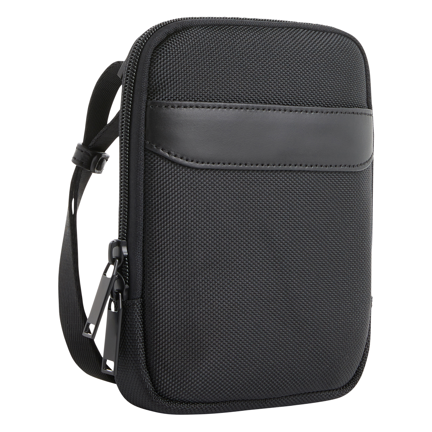 Sac bandoulière texturé | Noir